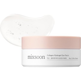 Mixsoon Parches de Hidrogel de Colágeno para Ojos, Colágeno Molecular 300Da, Fórmula Francesa, 84g