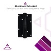 Advantage Industries Extruded Self-Closing Gate Hinge | Powder-Coated Steel Hinge