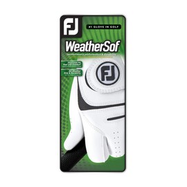 New Improved 2017 Footjoy Weather Sof Golf Glove – Choose your hand & Sizing Mens Golf Glove, white