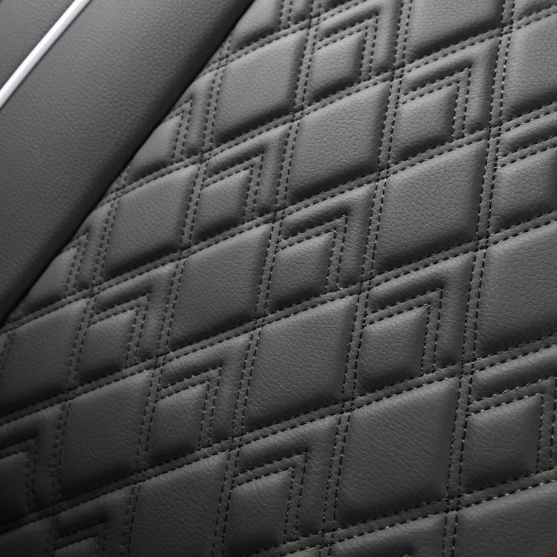 JOJOBAY Chevy Silverado Seat Covers,Leather Seat Covers for GMC Sierra,Custom