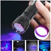 HQRP Professional 365 nM Longwave 12 UV LED Blacklight Flashlight