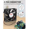 Wathai 80mm x 20mm 8020 12V DC Cooling Fan 2Pin