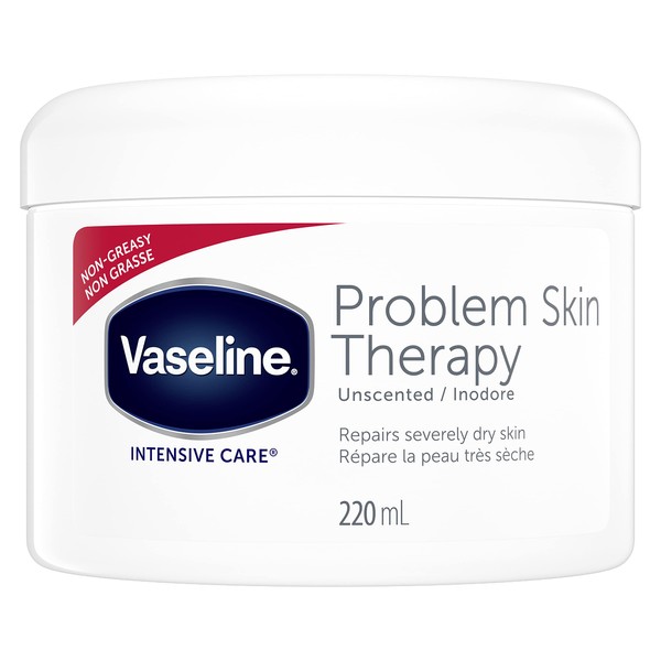 VASELINE Problem Skin Therapy Unscented Moisturizer Cream 220 ml (7.44 oz)
