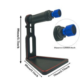 RC Tire Balancer,Hex Wheel Tire Balancer RC Car Tire Balance Tool Compatible CNC Aluminum 12MM 17MM for Traxxas Axial Arrma Tamiya HPI Redcat 1/8 1/10 RC Car(Red)