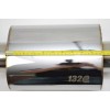 1320 ultra quiet resonator muffler stainless steel universal 3.5" inlet