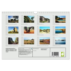 Kulturlandschaft im Süden zwischen zwei Meeren Adriatico und Ionio (Wandkalender 2026 DIN A4 quer), CALVENDO Monatskalender