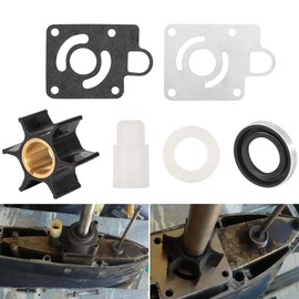 Bonbo 12012 Water Pump Impeller Kit Fit for Chrysler Force 75 85 90 100 105 115 125 140 hp 1979-1989 Replaces for OEM Part Number FK1069