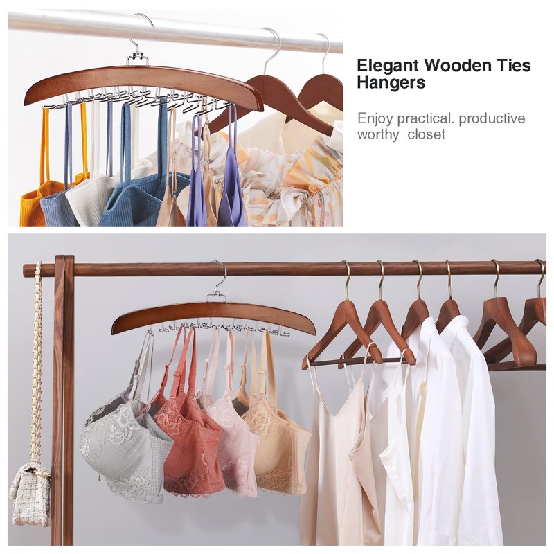 Ulimart Tie Rack 2Pcs Tie Racks for Men Closet 24