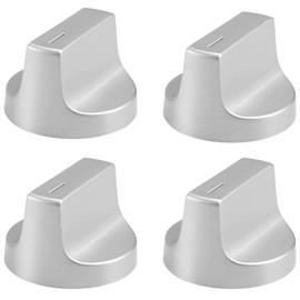 W11517331 W11117415 for Whirlpool Stove Replacement Knobs, Stove Top Knobs Fits Whirlpool Part Number W10850027 W11117415 W11458840, Stove Knobs for Whirlpool Range WEC310S0LS0 WEC310S0LS1, 4 Pack