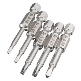 Yakamoz 5pcs 1/4 Inch Hex Shank Magnetic Triangle Head Screwdriver Bits Set