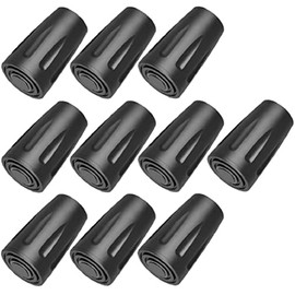 10 Pack Trekking Pole Tips, Hiking Sticks Tips Protectors Fits Most Common Trekking Poles, Hiking Sticks, Nordic Walking Poles