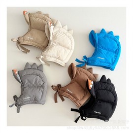 Toddler Kids' Padded Winter Earflap Balaclava Hat lf2866 Free Size/Gray 3ea