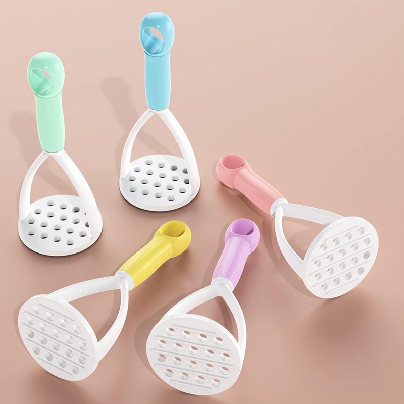 Hand Press Potato Masher Ricer, Smooth Mashed Potatoes Crusher, Kitchen