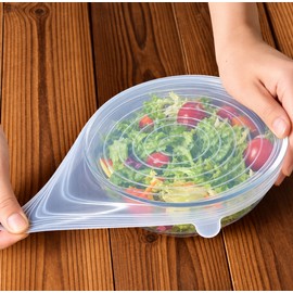 Silicone Stretch Lids for Food Bowls – Reusable Stretch Covers for Everyday Kitchen Food Storage