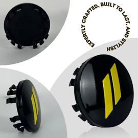 63mm/2.5 inches Slash Wheel Center Cap Covers HubCap Emblem Badge Trim Compatible with Dodge Charger Challenger Durango Hornet Dart R/T SRT Magnum Nitro Journey Caliber