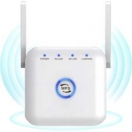 Newest WiFi Extender, WiFi Booster, WiFi Repeater, Covers Up to 3650 Sq.ft and 45 Devices, Internet Booster - with Ethernet Port, Quick Setup, Home Wireless Signal Booster