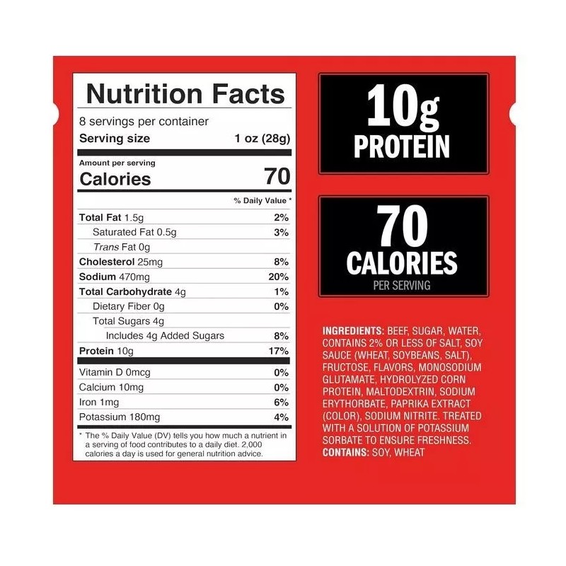 Jack Link's Beef Tender Bites, Teriyaki, Half Pounder Bag -