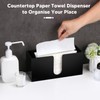 Homdat Simple Design Acrylic Tissue Box Rectangular 27.5x12.7x10.5 cm, Facial