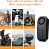 QUMOX 113dB Bike Alarm with Wireless Vibration Motion Sensor, Waterproof