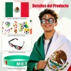Copa Del Mundo:kit De Porros Para Fútbol:bandera,muñequera