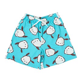 Sanrio 608050 Pochacco Half Pants, 65% Polyester, 35% Cotton