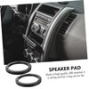 KONTONTY 2 Pairs Car Horn Pads Abs Speaker Spacer Ring