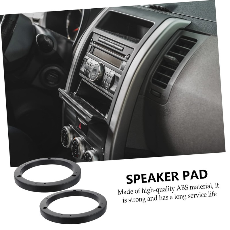 KONTONTY 2 Pairs Car Horn Pads Abs Speaker Spacer Ring