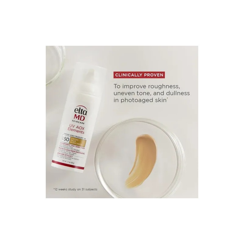 Eltamd Uv Aox Elements Tinted Mineral Face Sunscreen Lotion