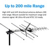 Five Star Yagi Satellite HD TV Antenna up to 200