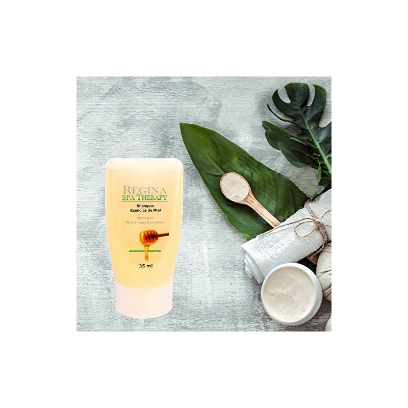 Shampoo hecho a base de esencias miel de abeja. /