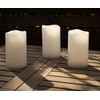 NONNO&ZGF 3 X 5'' Outdoor Waterproof Flameless Candles, 3 Pack,