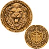 Lion of Judah Coin - Christian Shield and Cross Coin