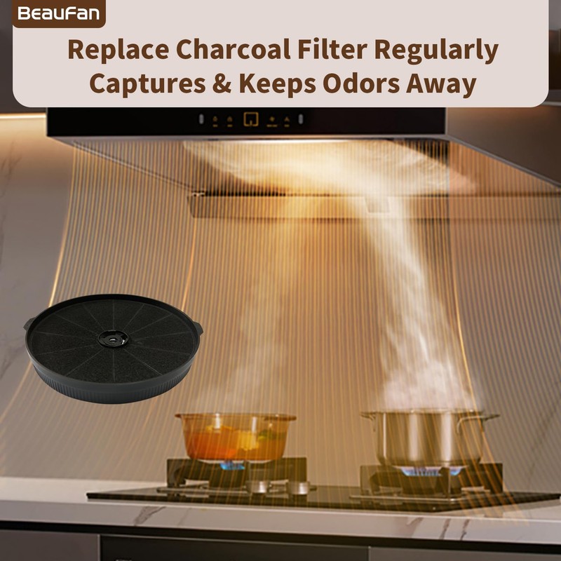 Beaufan 2 Pack CFK1-TM Charcoal Filter Replacement for Cosmo Range