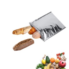Set of 5 Insulated Sandwich Bags Air Conditioner Bag Bags, Waterproof Aluminum Foil Picnic Bags for School Picnic Outdoor Travel (25 x 30 cm)