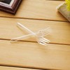 100pcs Clear Plastic Forks