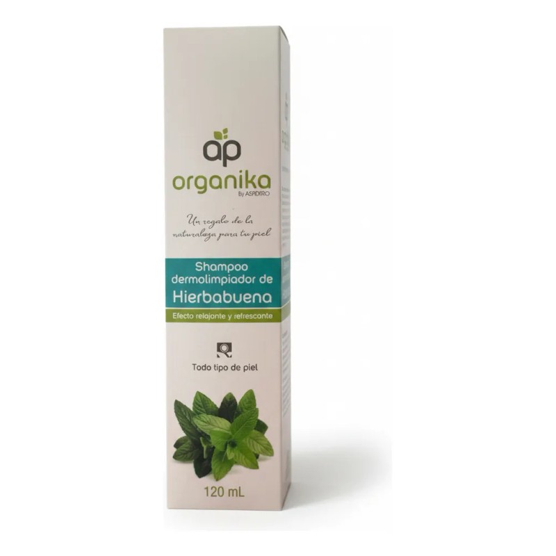 Shampoo Dermolimpiador De Hierbabuena Aspid Aspidpro 120ml
