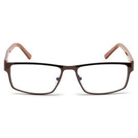 Cal Optix Allo Blue Light Blocking SALAM - Brown - Strength +1.25