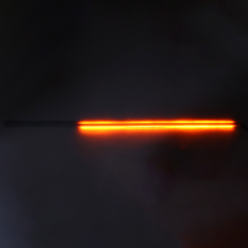 2Pcs LED Daytime Running Light Sequential Flexible Turn Signal Strip