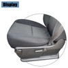 Wyrxalon Black Driver Side Bottom Replacement Cloth Seat Cover Compatible