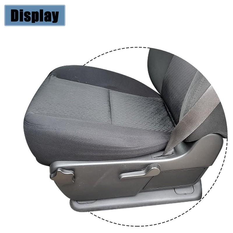 Wyrxalon Black Driver Side Bottom Replacement Cloth Seat Cover Compatible