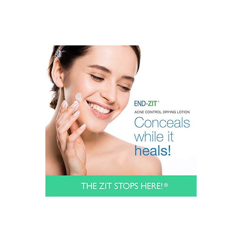 End-zit Acne Control Drying Lotion (light/medium), 0.5 Ounce