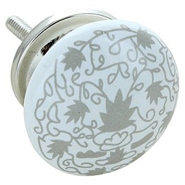 G Decor Success Ceramic Door Knob Vintage Shabby Chic Cupboard Drawer Pull Handles (Success Il)
