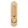 Sliding Door Lock with Invisible Door Handle and 3 Keys.Anti-Theft