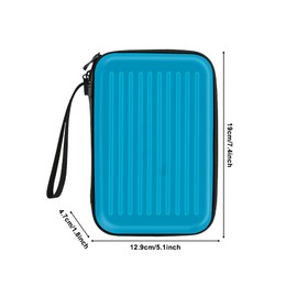 BDKMMS Dart Case, Portable EVA Target Darts Wallet with Storage Tubes & Pockets Protective Darts Holder for Dart Tips Shafts