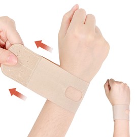 手首 サポーター 腱鞘炎 固定 捻挫に 筋トレ 保護 怪我防止 腱鞘炎サポーター 超薄型 軽量 吸汗速乾 tfcc損傷サポーター 腕の痛み 軽減 スポーツ 家事 育児 パソコン/スマホ操作 男女兼用 (カーキ色/S)