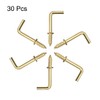 sourcing map Screw Hooks Ceiling Hooks Self-Tapping Screw-In Hooks with