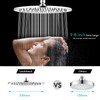 Round Rainfall Shower Head 9.8-Inch Large Overhead Fixed Rain Showerhead
