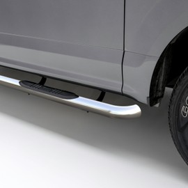 ARIES 203016-2 3-Inch Round Polished Stainless Steel Nerf Bars, No-Drill, Select Ford F-150