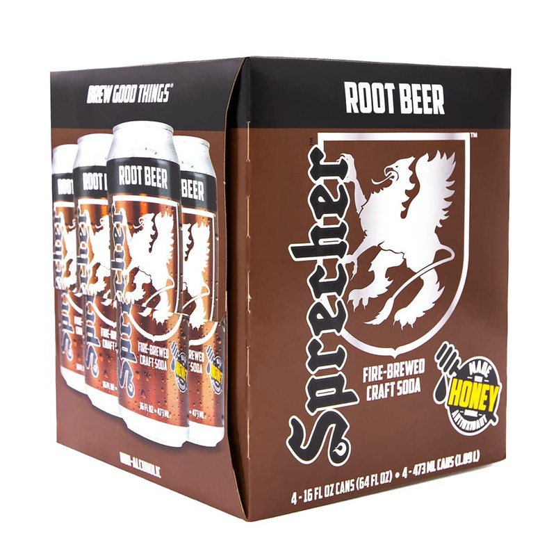 Sprecher Root Beer, Great Tasting, Handcrafted, Fire Brewed, Gourmet,Craft Soda,