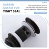 Angle Simple Bathroom Sink Drain with Overflow, Brass Pop Up